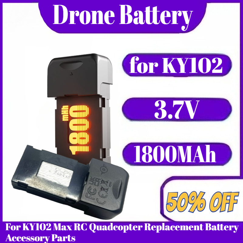Drone Ky102 Rc - 3.7v 1800mah bateria ky102 drone bateria