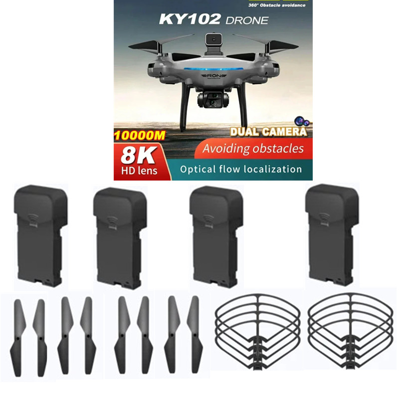 Drone Ky102 Rc - Bateria e Hélice para Drone KY102,