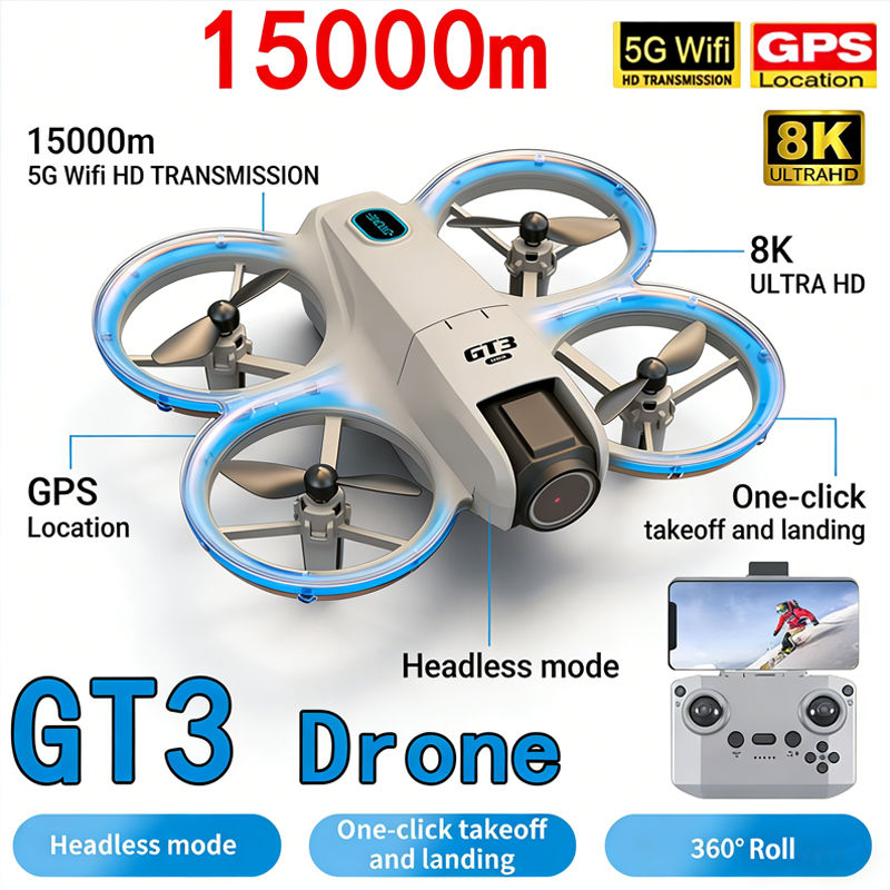 Drone Without Rc - Novo GT3 MAX Drone 8K HD