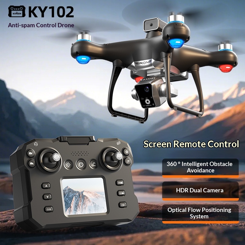 Drone Ky102 Rc - Drone Ky102 4K HD com Câmera