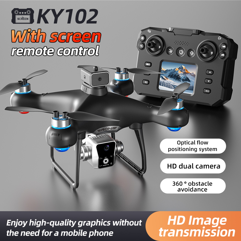 Drone Ky102 Rc - Novo KY102 com tela Rc Drone