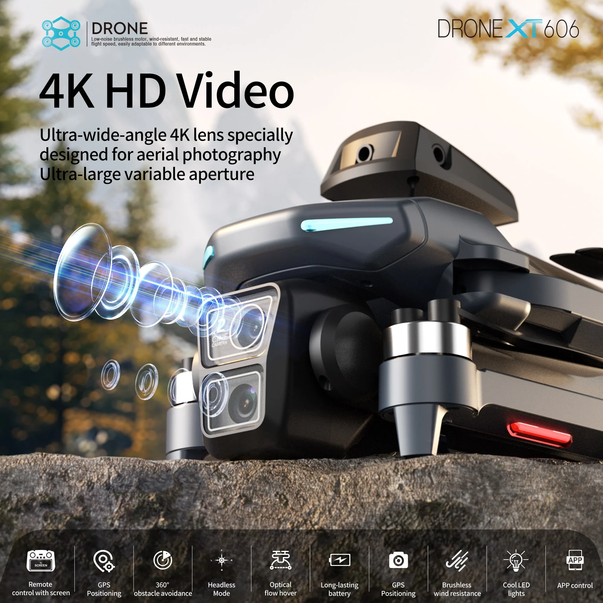 Drone Original XT606 Profissio - Drone Ls Rc avaliação e preço