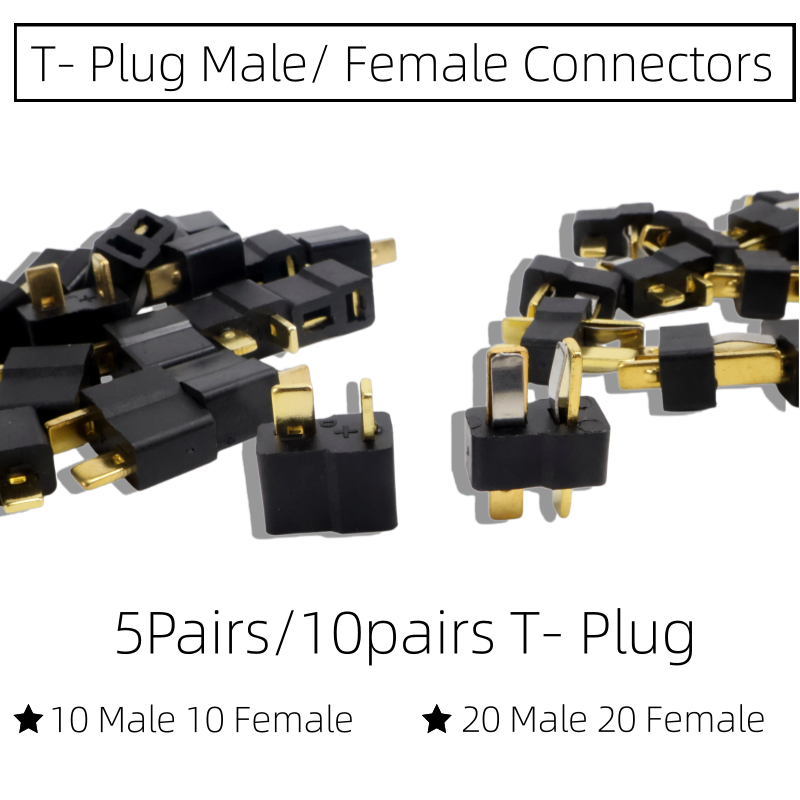Conectores T Plug Macho e Fême - Drone Rc Not Connected avaliação e preço