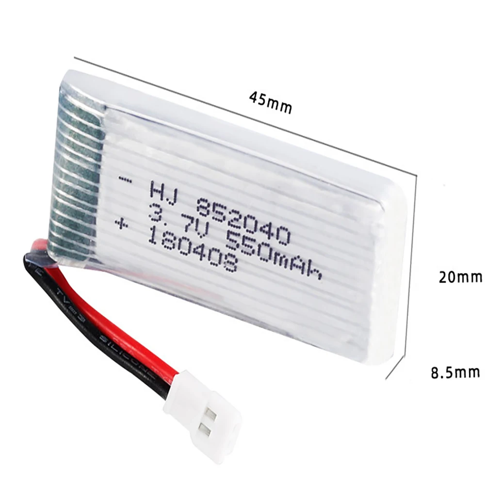 Bateria Lipo 3.7V 550mAh 85204 - Drone Xh2 Rc avaliação e preço