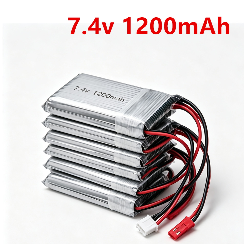 Bateria Lipo 7.4V 2S 1200mAh 8 - Drone Mjx Rc avaliação e preço