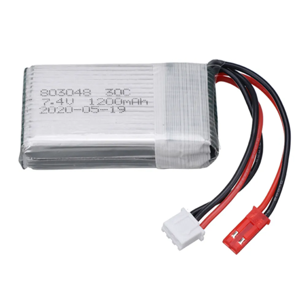 Bateria Lipo 7.4V 2S 1200mAh 8 - Drone Mjx Rc avaliação e preço