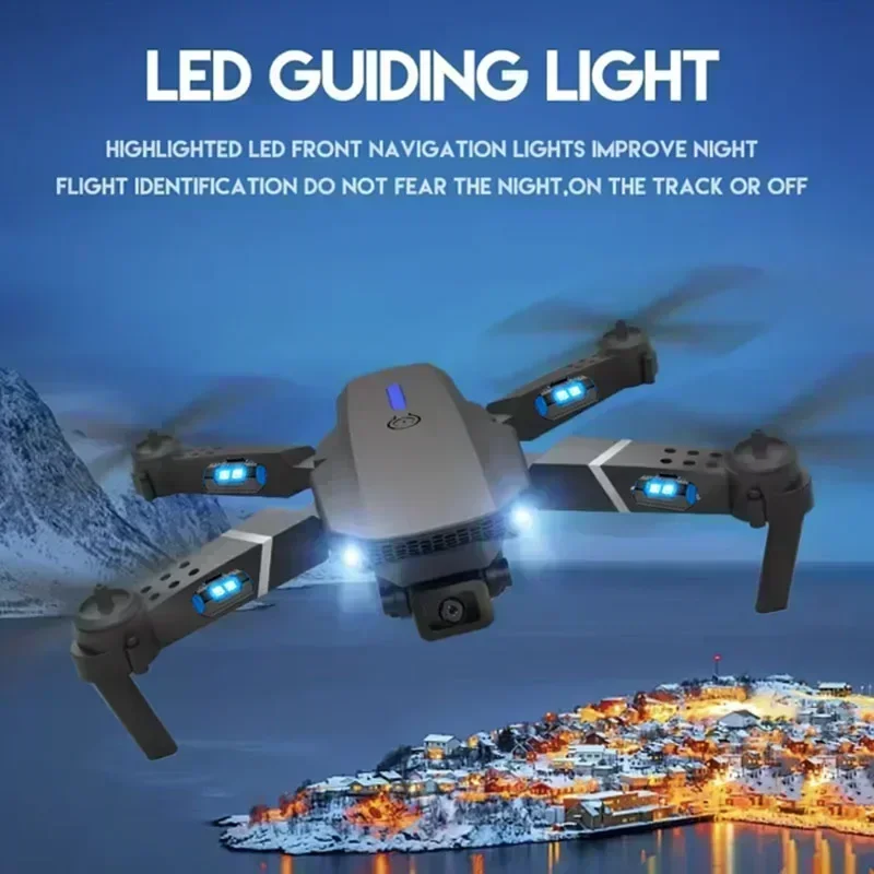 E88 pro wifi fpv drone grande  - Drone Rc Plegable avaliação e preço