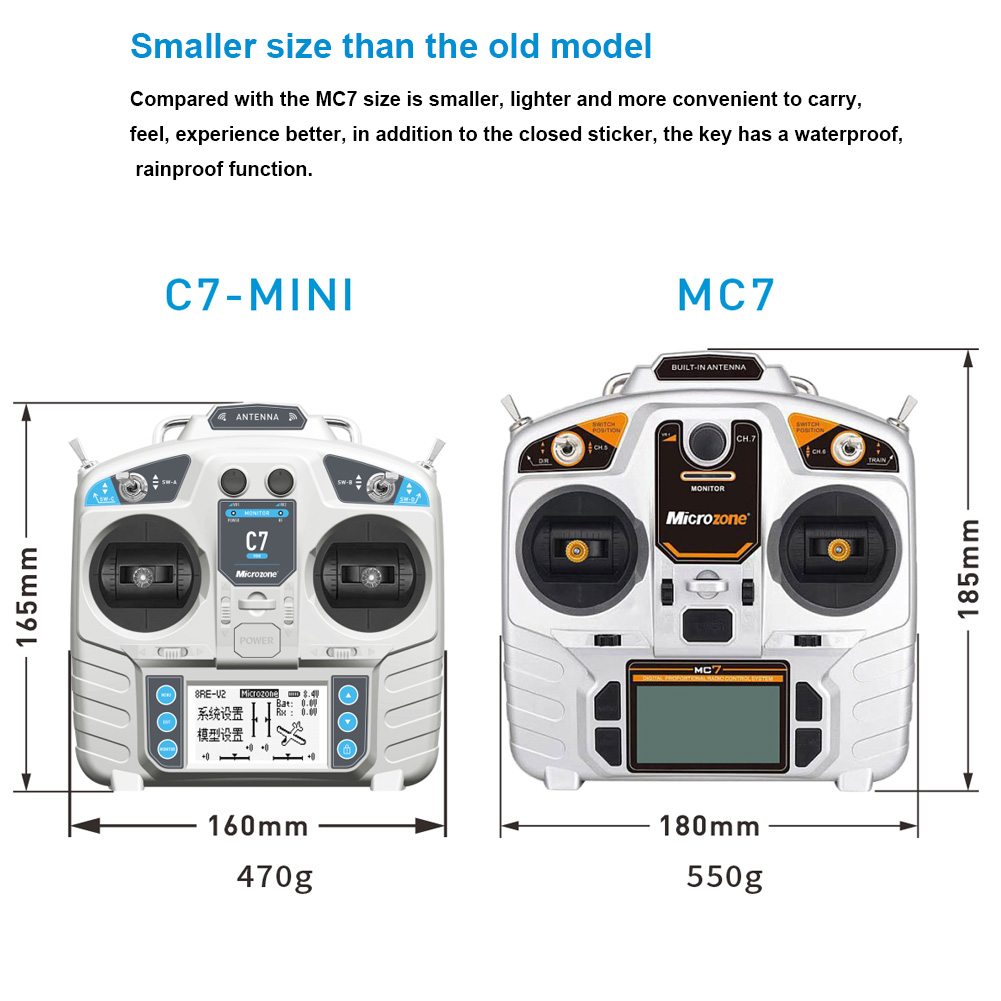 MicroZone MC7 Controlador C7 M - Drone Helicopter Rc avaliação e preço