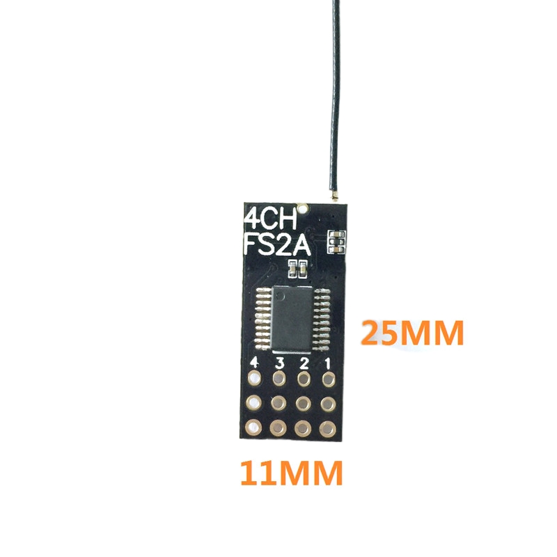 Receptor Mini Flysky FS2A 4CH  - Drone Helicopter Rc avaliação e preço