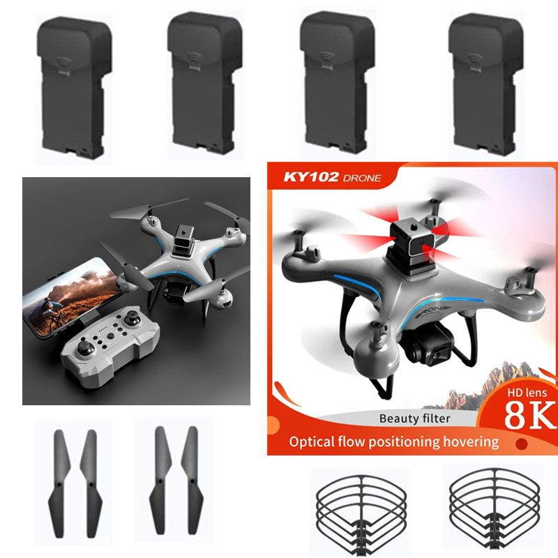 KY102 RC Drone Bateria e Hélic - Drone Ky102 Rc avaliação e preço