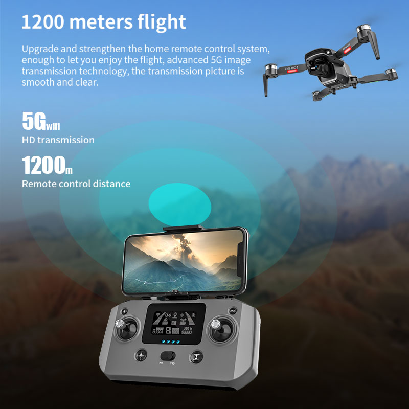 L106 Pro 3 Drone 5G WIFI FPV D - Drone Rc Pro 2 avaliação e preço