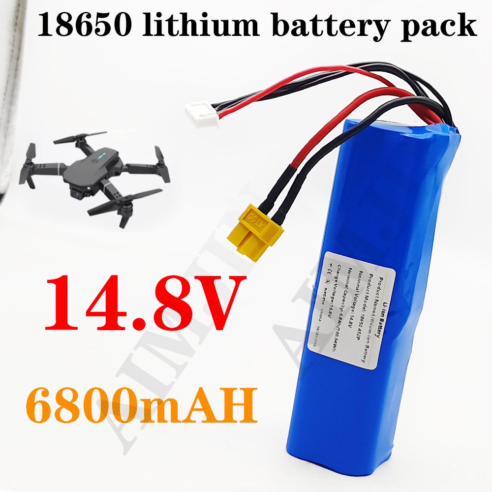 Bateria Li-ion 14.8V 4S2P 6800 - Drone Xh2 Rc avaliação e preço