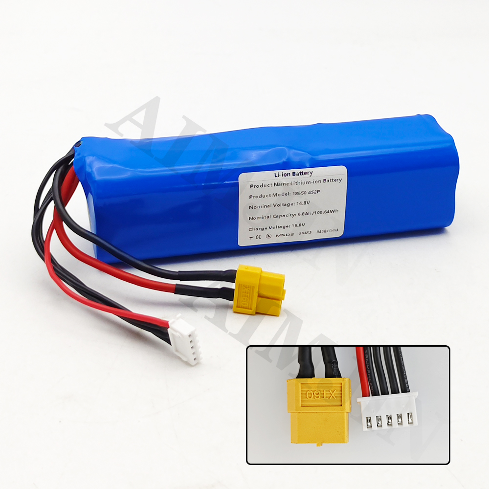 Bateria Li-ion 14.8V 4S2P 6800 - Drone Xh2 Rc avaliação e preço