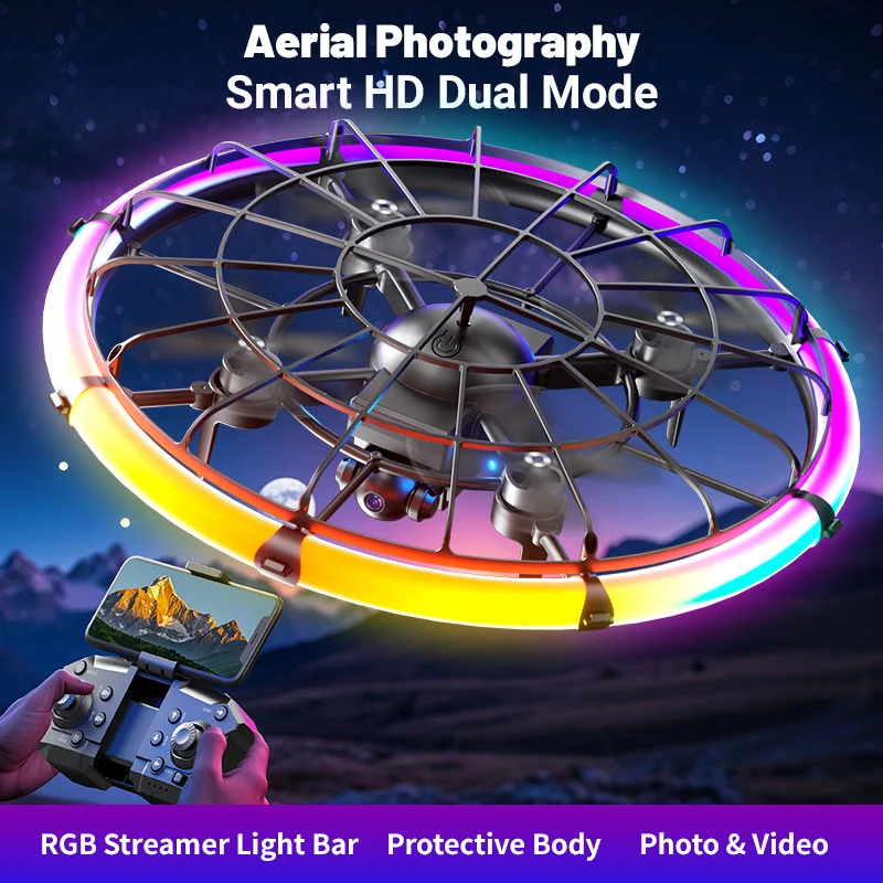 Drone RC JJRC H145 UFO com Len - Drone Rc Plegable avaliação e preço