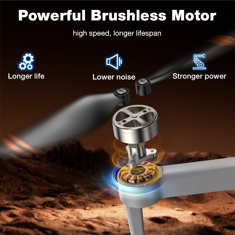 NOVO Drone L017 Pro Brushless  - Drone Rc Plegable avaliação e preço