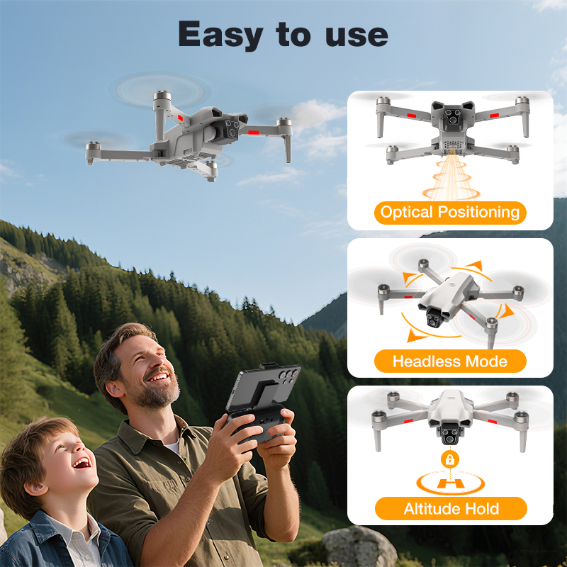 NOVO Drone L017 Pro Brushless  - Drone Rc Plegable avaliação e preço